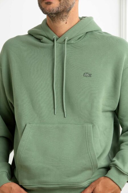 LACOSTE-FELPA OVER CAPP. UOMO-LCSH7741 VERDE 5