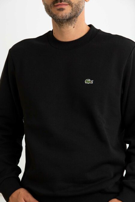 LACOSTE-FELPA GIRO UOMO-LCSH9608A25 NERO 6