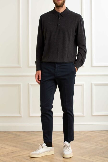 MICHAEL COAL-PANTALONE GABARDINA CORTO-MH2505BRADCAPRIONE BLU 38