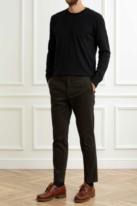 MICHAEL COAL-PANTALONE GABARDINA CORTO-MH2505BRADCAPRIONE MORO 38