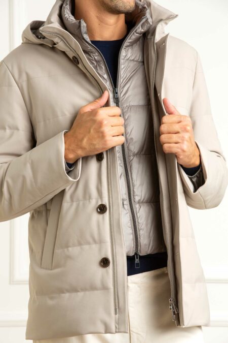 MONTECORE-PIUMINO UOMO-MTF09MUCX581 KHAKI 52