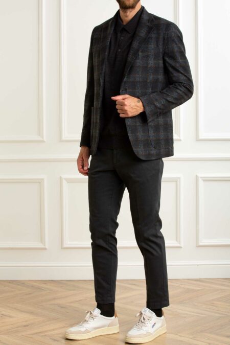 SELECT BOX-GIACCA JEASRY QUADRO-MULCALIFORNIAGKS102Q NAVY 54