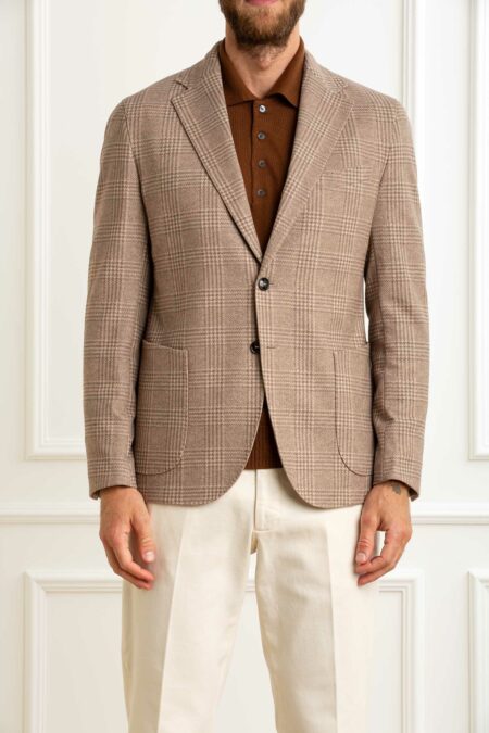 SELECT BOX-GIACCA JEARSY QUADRO MONO-MULGEORGIAGKS102Q BEIGE 56