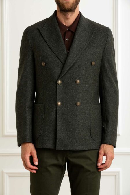 SELECT BOX-GIACCA JEASRY DOPPIO PETTO-MULKANSASGKS107 VERDE 54