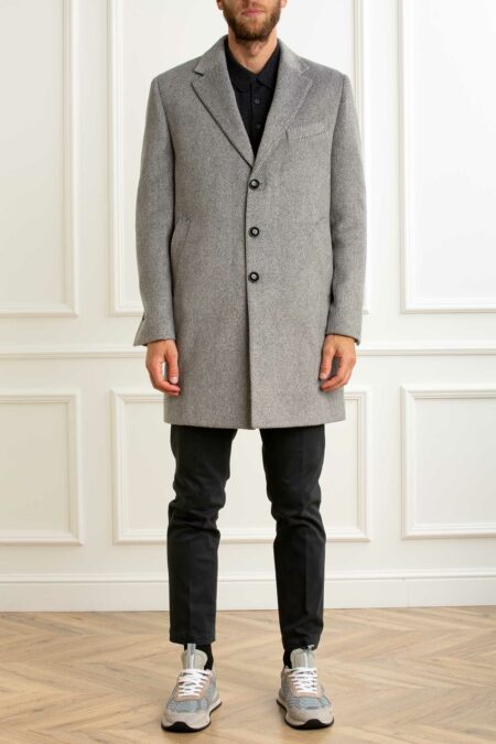 SELECT BOX-CAPPOTTO MONO PETTO RESCATO-MULMAINEMCPS100 GRIGIO 54