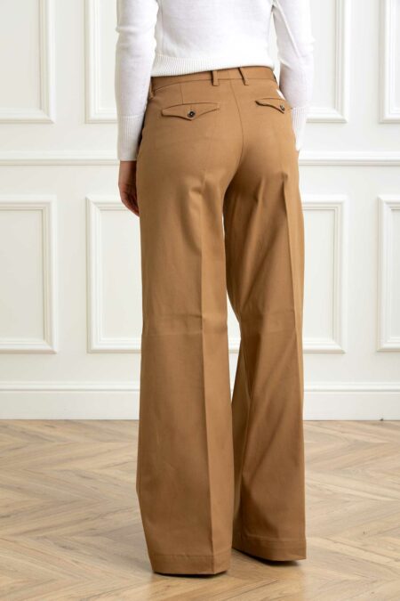 NINE INTHE MORNING-PANTALONE NADIA CHINO PALAZZO-NINAC143V02 CAMEL 30