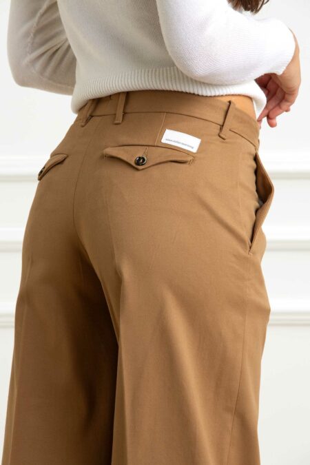 NINE INTHE MORNING-PANTALONE NADIA CHINO PALAZZO-NINAC143V02 CAMEL 30