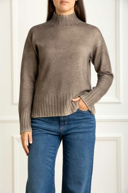 AROVESCIO-LUPETTO RASATO ML STAMPA AEROGRAFO-ARW151703 COCCO 44