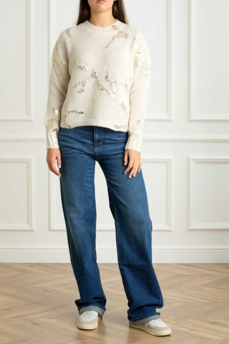 AROVESCIO-PARICOLLO RASATO ML LAMINATO-ARW180024 MILK 44