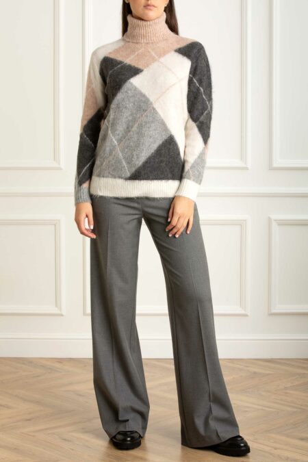 ALESSIA SANTI-MAGLIA DOLCEVITA-AS521SD53042 MARRONE 2