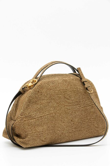 BORBONESE-BORSA SEXY M. C/T OP NATURALE-BO923330684A5 NATURALE TU