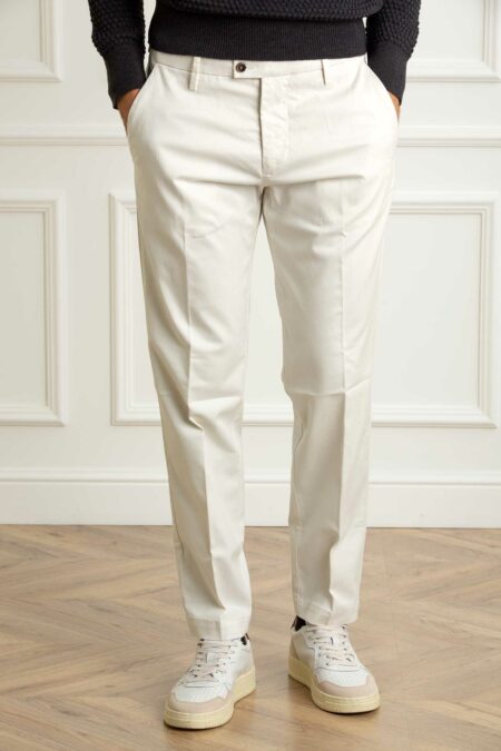 BRO SHIP-PANTALONE CAROT FIT GABARDINA-BROSARAJEVO8343 PANNA 35