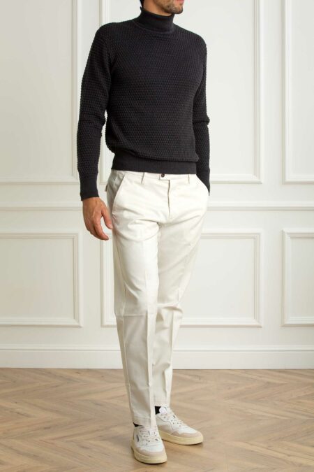 BRO SHIP-PANTALONE CAROT FIT GABARDINA-BROSARAJEVO8343 PANNA 35