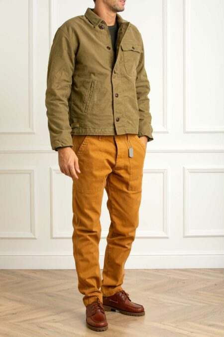 CHESAPEAKE'S-GIUBBINO COTTON WOOL LINED-CHEA2DECKA5 KHAKIGREEN M