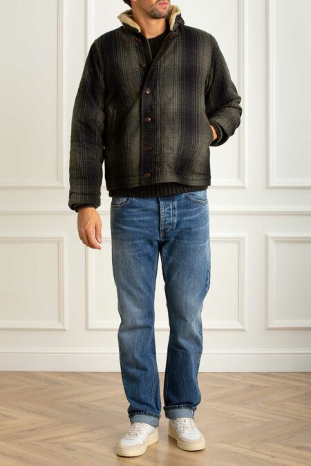 CHESAPEAKE'S-GIUBBINO WILSON CHECK-CHEDECKCHECK KHAKIGREEN XL