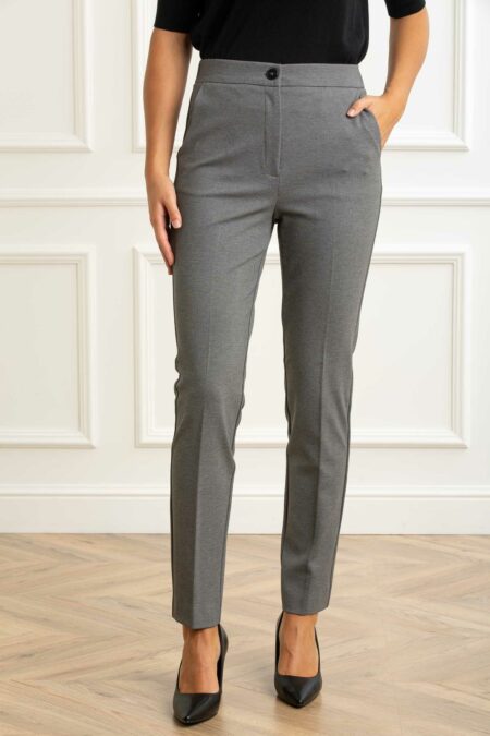 EMME MARELLA-PANTALONE IN JERSEY-EMCHINOSA25 GRIGIOMEL XL