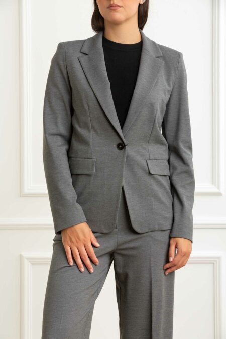 EMME MARELLA-GIACCA IN JERSEY-EMGAMMAA25 GRIGIOMEL XL