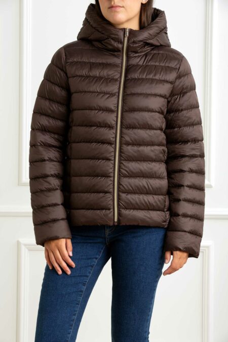 EMME MARELLA-PIUMINO CORTO-EMGENEVE CIOCCOLATO 48