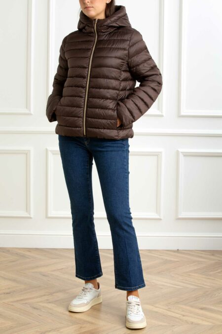 EMME MARELLA-PIUMINO CORTO-EMGENEVE CIOCCOLATO 48