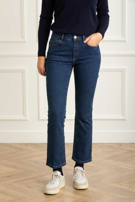 EMME MARELLA-PANTALONE IN DENIM-EMIBISCOA25 BLU 48