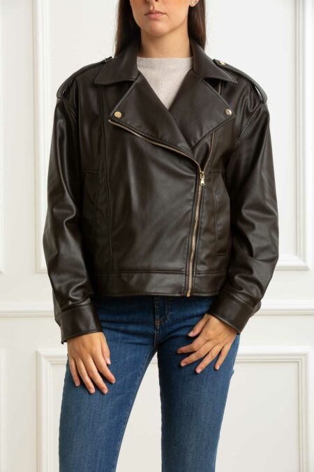 EMME MARELLA-GIACCA IN JERSEY-EMNURSE MORO 42