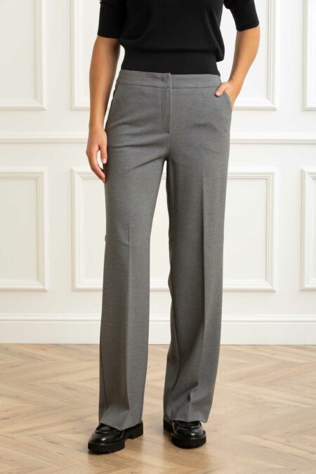 EMME MARELLA-PANTALONE IN JERSEY-EMPALACE GRIGIOMEL L