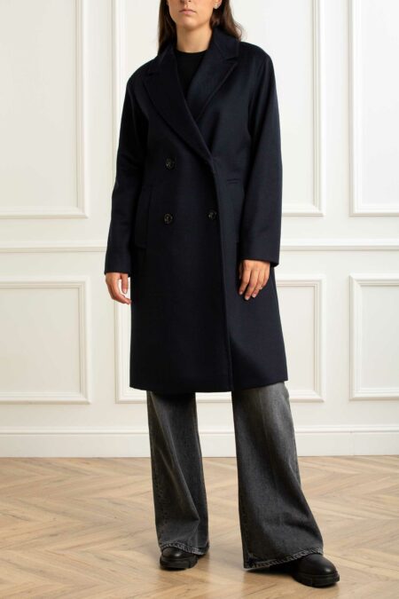 EMME MARELLA-CAPPOTTO-EMROLL BLU 46
