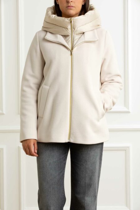 EMME MARELLA-PIUMINO CORTO-EMSORRISO BURRO 40