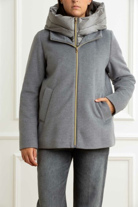 EMME MARELLA-PIUMINO CORTO-EMSORRISO GRIGIOMEL 46