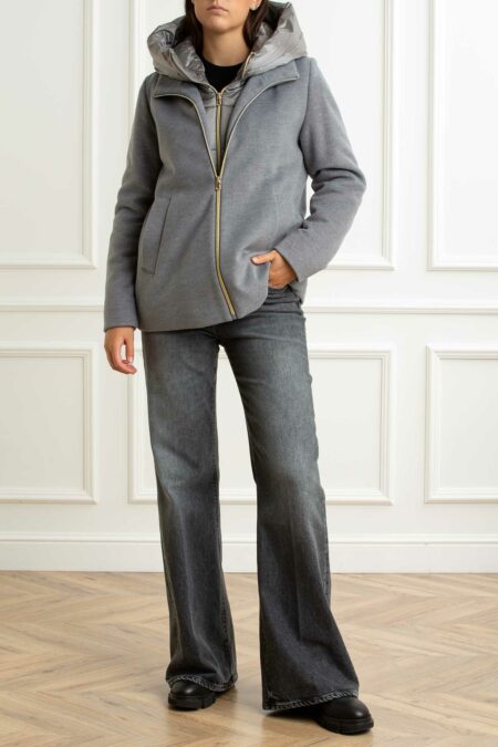 EMME MARELLA-PIUMINO CORTO-EMSORRISO GRIGIOMEL 46