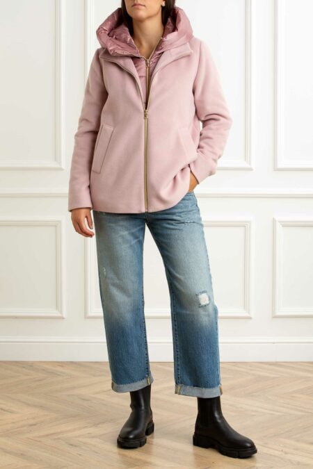 EMME MARELLA-PIUMINO CORTO-EMSORRISO ROSA 44