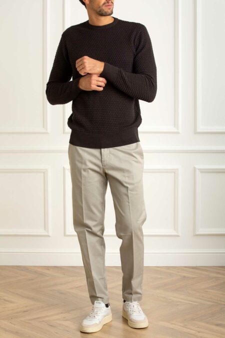 GRP-MAGLIA PUNTO PALLA GIRO-GRPTEC2GIROA25 BROWN 6