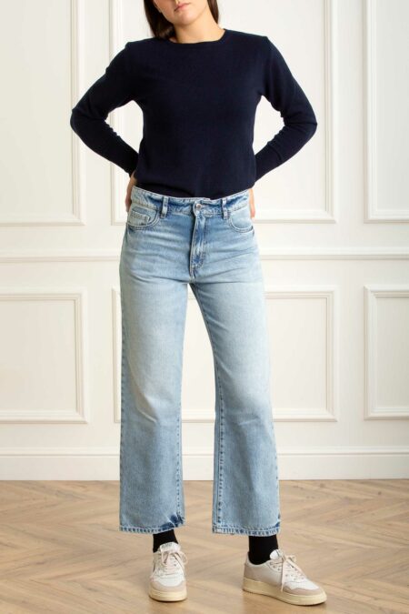 ICON DENIM LOS ANGELES-JEANS JILL GAMBA DRITTA-ICJILLID8732BLE BLICED 31