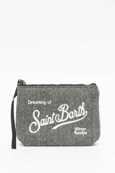 MC2 SAINT BARTH-BUSTA ALINE WOOL HERRINGBONE-MC2ALI0022TEX000100264I UNICA TU