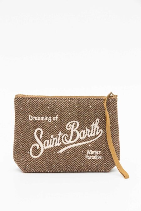 MC2 SAINT BARTH-BUSTA ALINE WOOL HERRINGBONE-MC2ALI0022TEX000103508I UNICA TU