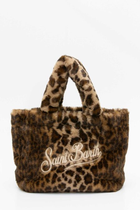 MC2 SAINT BARTH-BORSA COLETTE SOFT FUR LEOPARD-MC2COL0033TEX000100291I LEOPARD TU