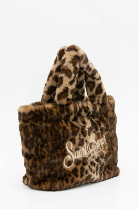 MC2 SAINT BARTH-BORSA COLETTE SOFT FUR LEOPARD-MC2COL0033TEX000100291I LEOPARD TU