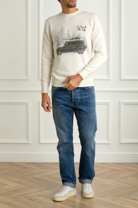 MC2 SAINT BARTH-MAGLIA HERON PRINT - SB SKI LIFT 10-MC2HER0022TEX000101594I SKILIFT XL