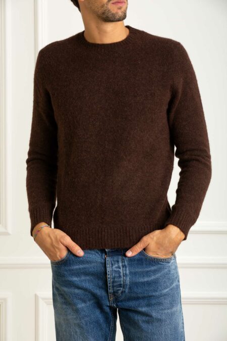 MC2 SAINT BARTH-MAGLIA REGENT ALPACA-MC2REGE006TEX0001 BROWN XL