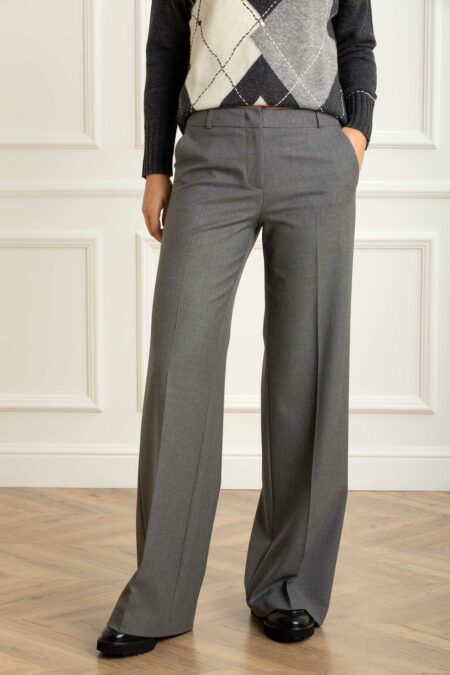 NAVIGLI 61-PANTAL. PALAZZO SAGLIA-NVLAPOT4420 GRIGIO 44