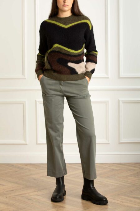 NAVIGLI 61-PANTAL. TASCA DIETRO-NVPIERT4738 VERDE 46