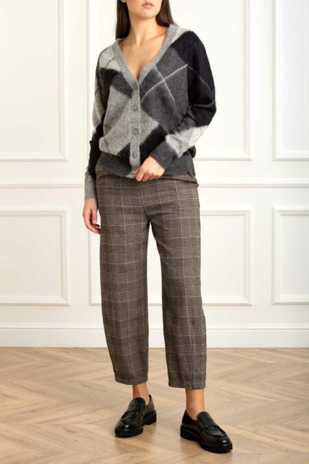 ALESSIA SANTI-CARDIGAN-AS521SD53041 GRIGIO 2