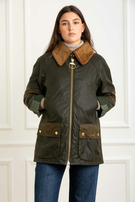 BARBOUR-GIUBBINO ALLERSTON WAX DONNA-BBLWX1396LWX OLIVE 40
