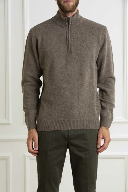 BARBOUR-MAGLIA HOLDEN HALF ZIP-BBMKN0837MKN MILITARY M