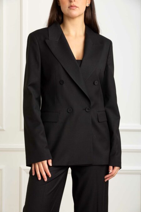 BLUGIRL-GIACCA FRESCO DI LANA-BGRF5264T207A NERO 44