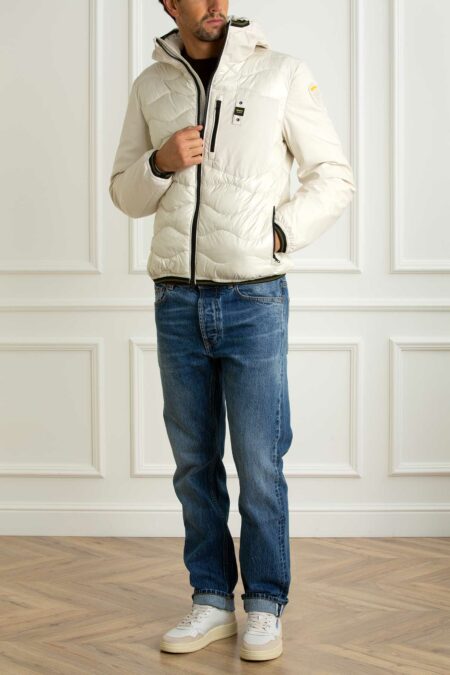 BLAUER-PIUMINO CAPP. ALBERT UOMO-BLBLUC08078006355 WHITE XL