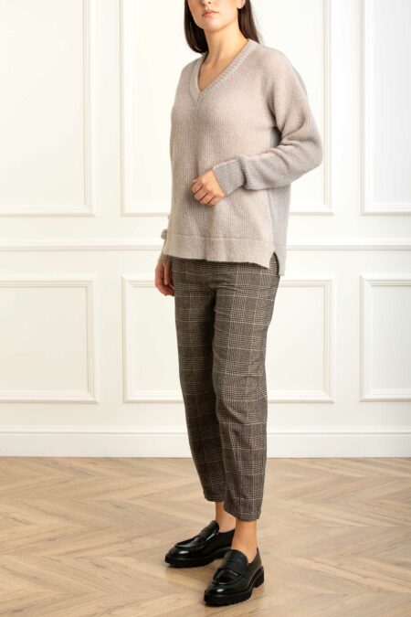 CRUNA-MAGLIA SCOLLO V-CRUGISELLE2557 PERLA 46