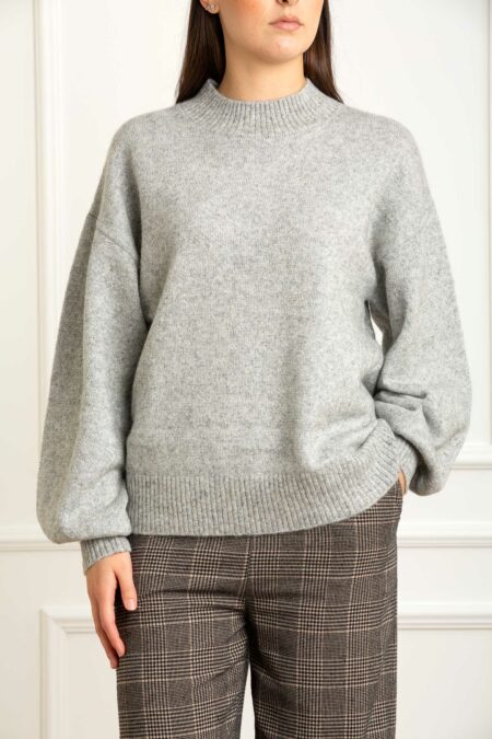 CRUNA-MAGLIA GIROCOLLO-CRULORELAY2558 PERLA 42