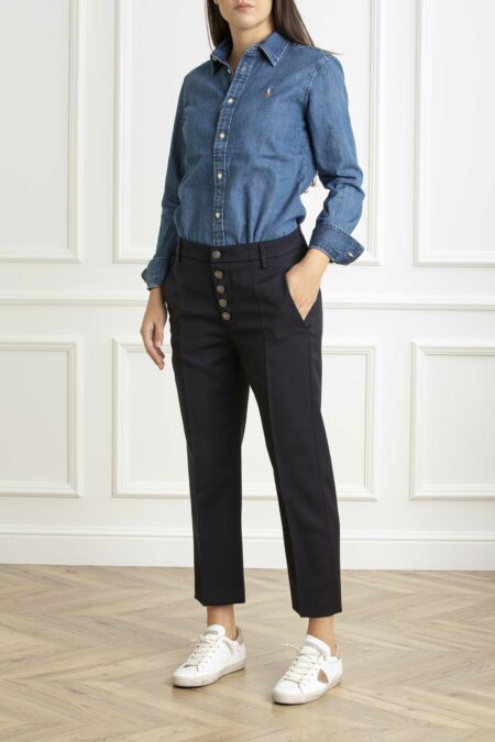 DONDUP-PANTALONE NIMA XXX-DDDP576WF0178 BLU 29