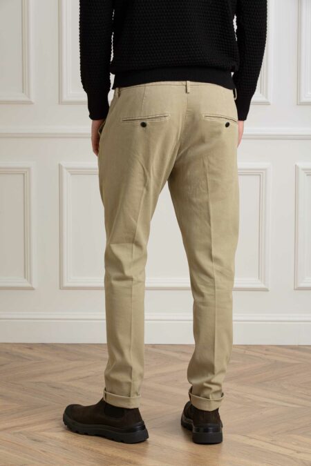 DONDUP-PANTALONE UOMO GAUBERT-DDUP235AS0080A24 BEIGE 36